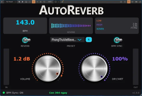 vst autoreverb